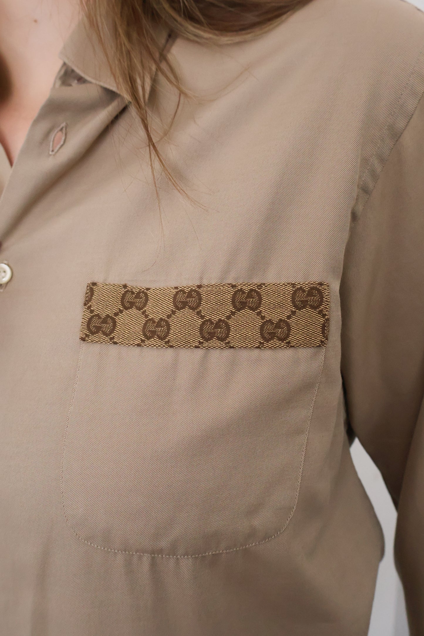 No.317 - Reworked Gucci blouse [XL]