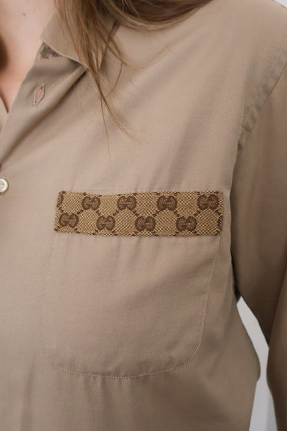 No.317 - Reworked Gucci blouse [XL]