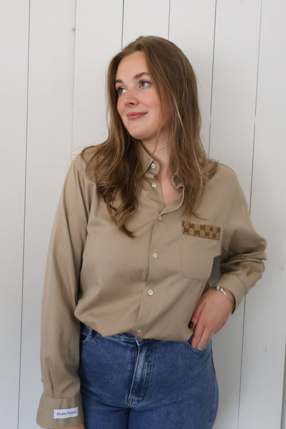 No.317 - Reworked Gucci blouse [XL]