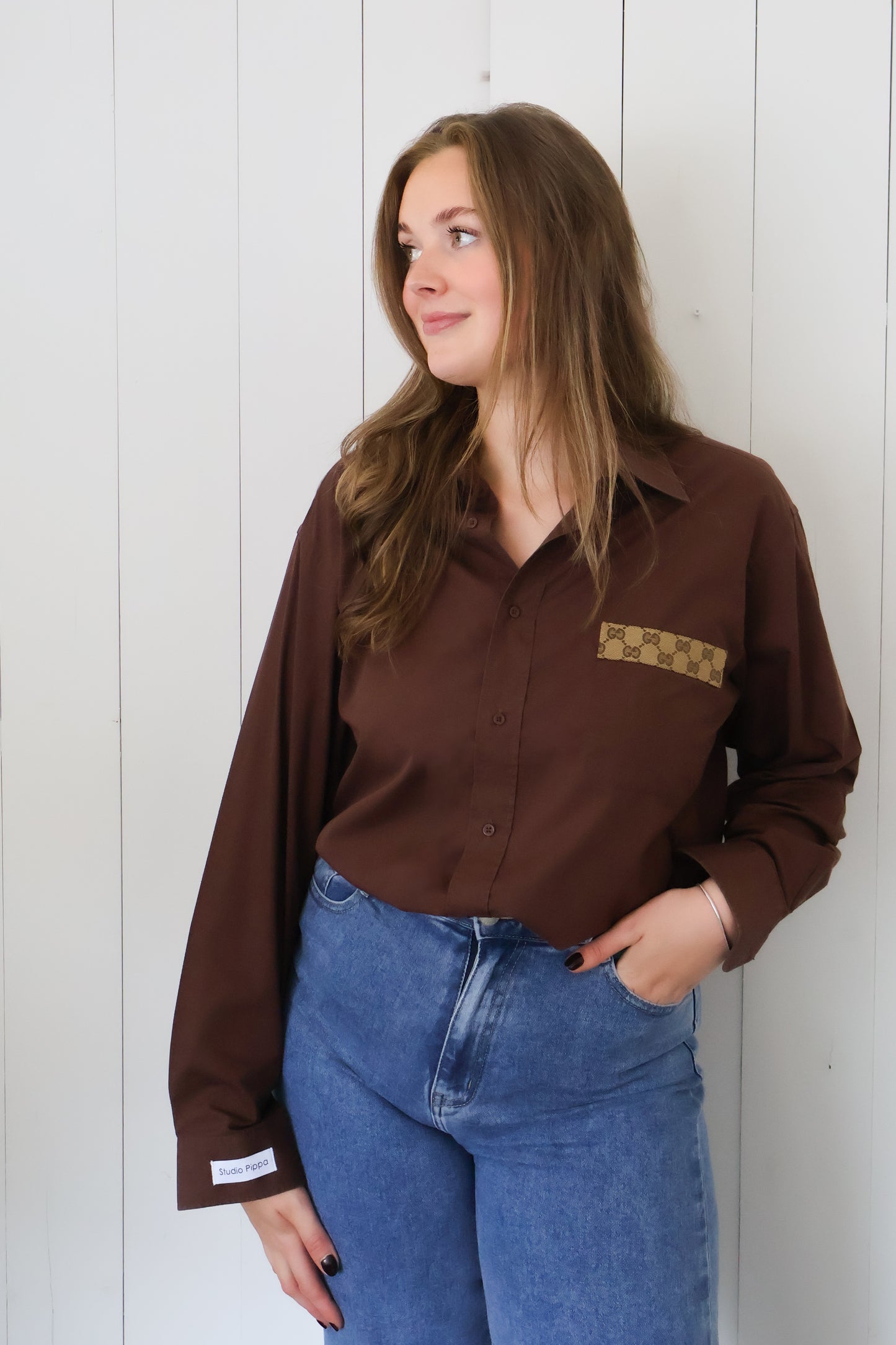 No.321 - Reworked Gucci blouse [XL]