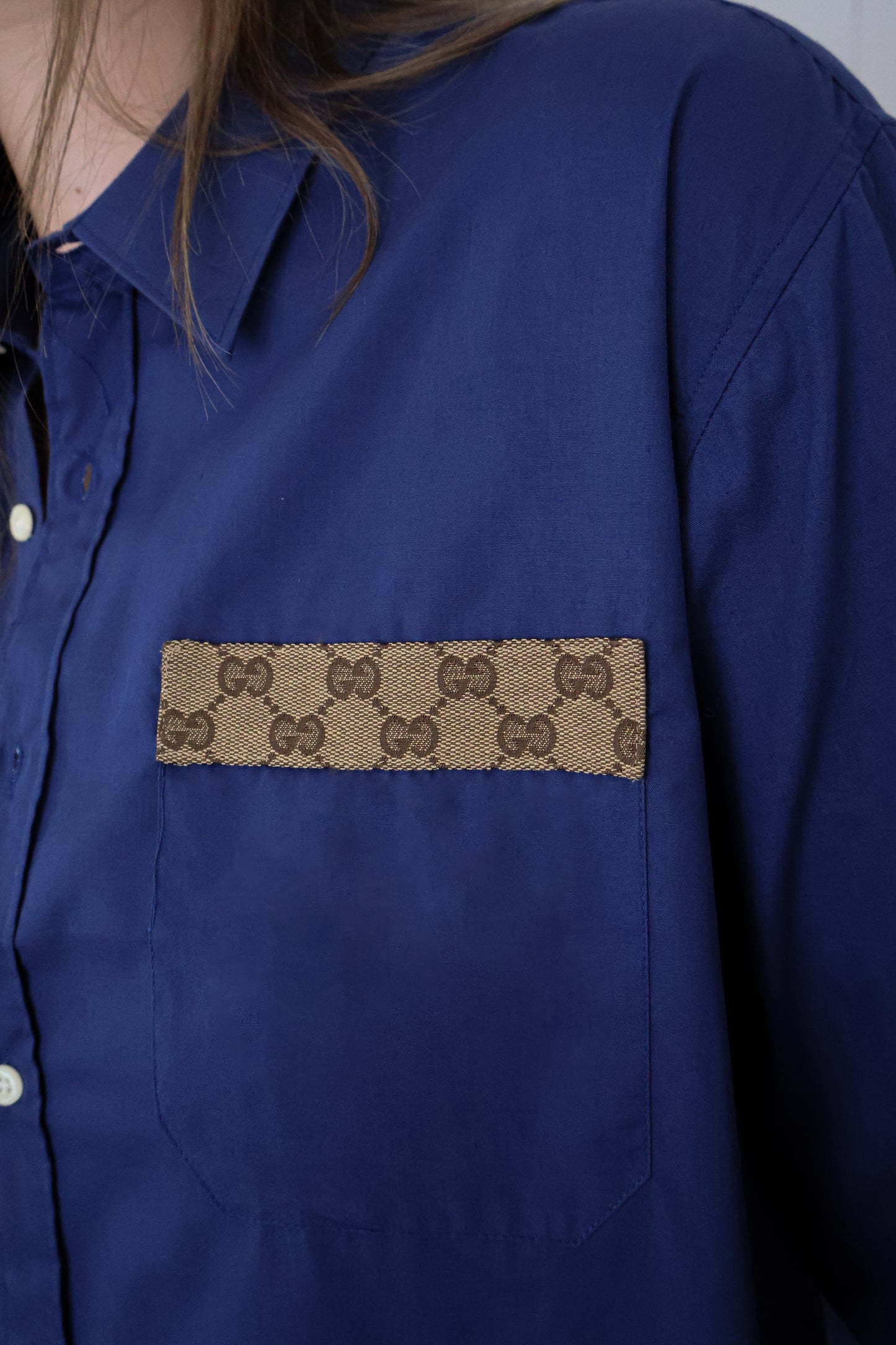 No.320 - Reworked Guci blouse [XL]