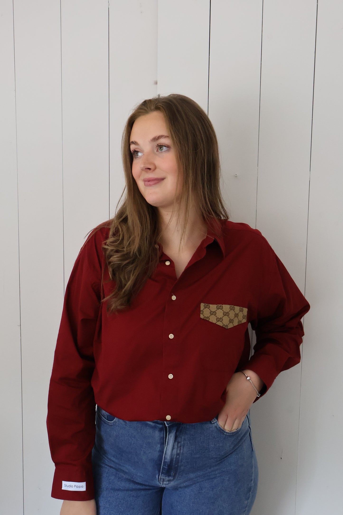 No.319 - Reworked Gucci blouse [XL]