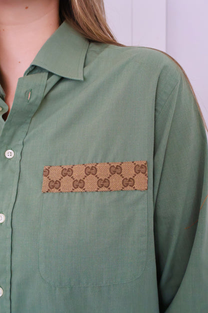 No.318 - Reworked Gucci blouse [XL]