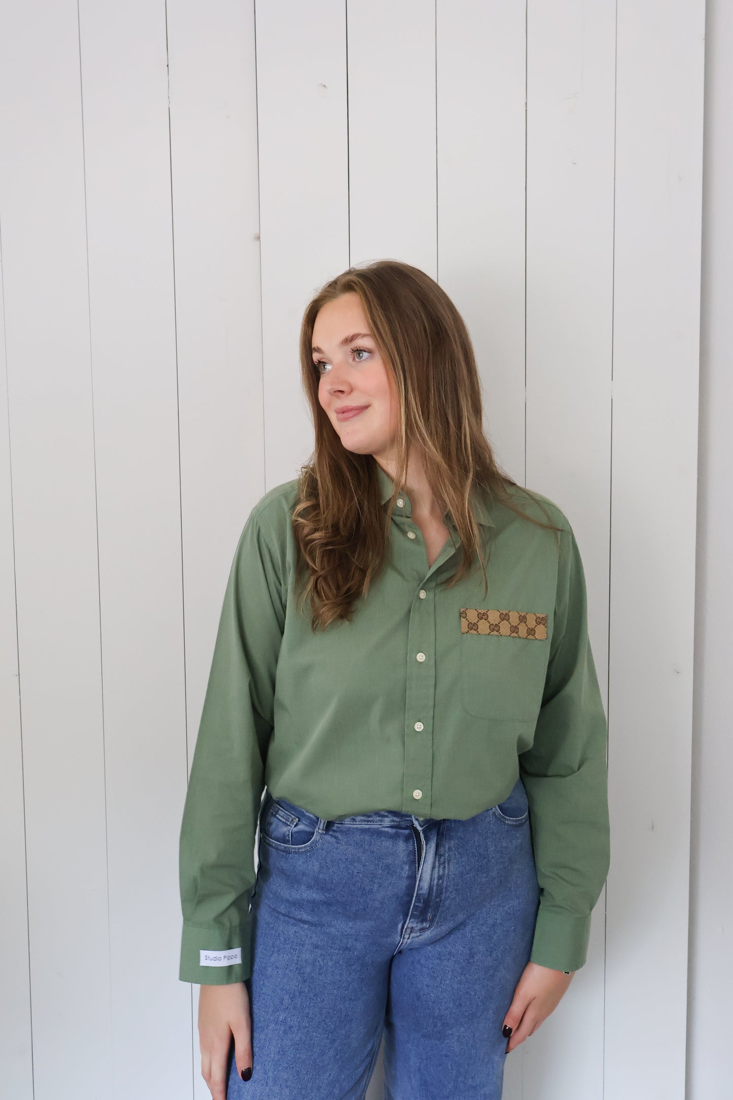 No.318 - Reworked Gucci blouse [XL]