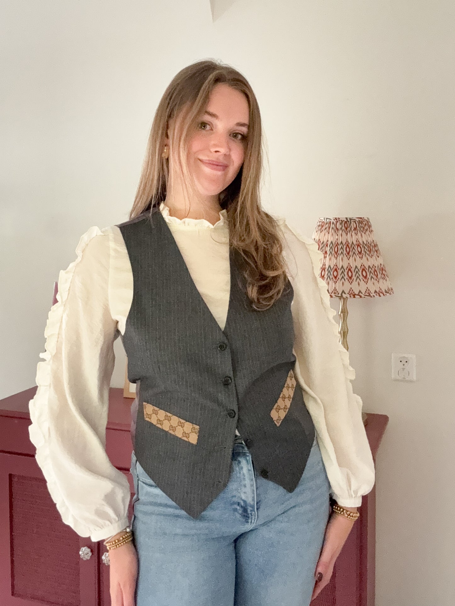 No.338 - reworked Gucci gilet [L]