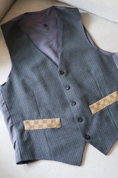 No.338 - reworked Gucci gilet [L]