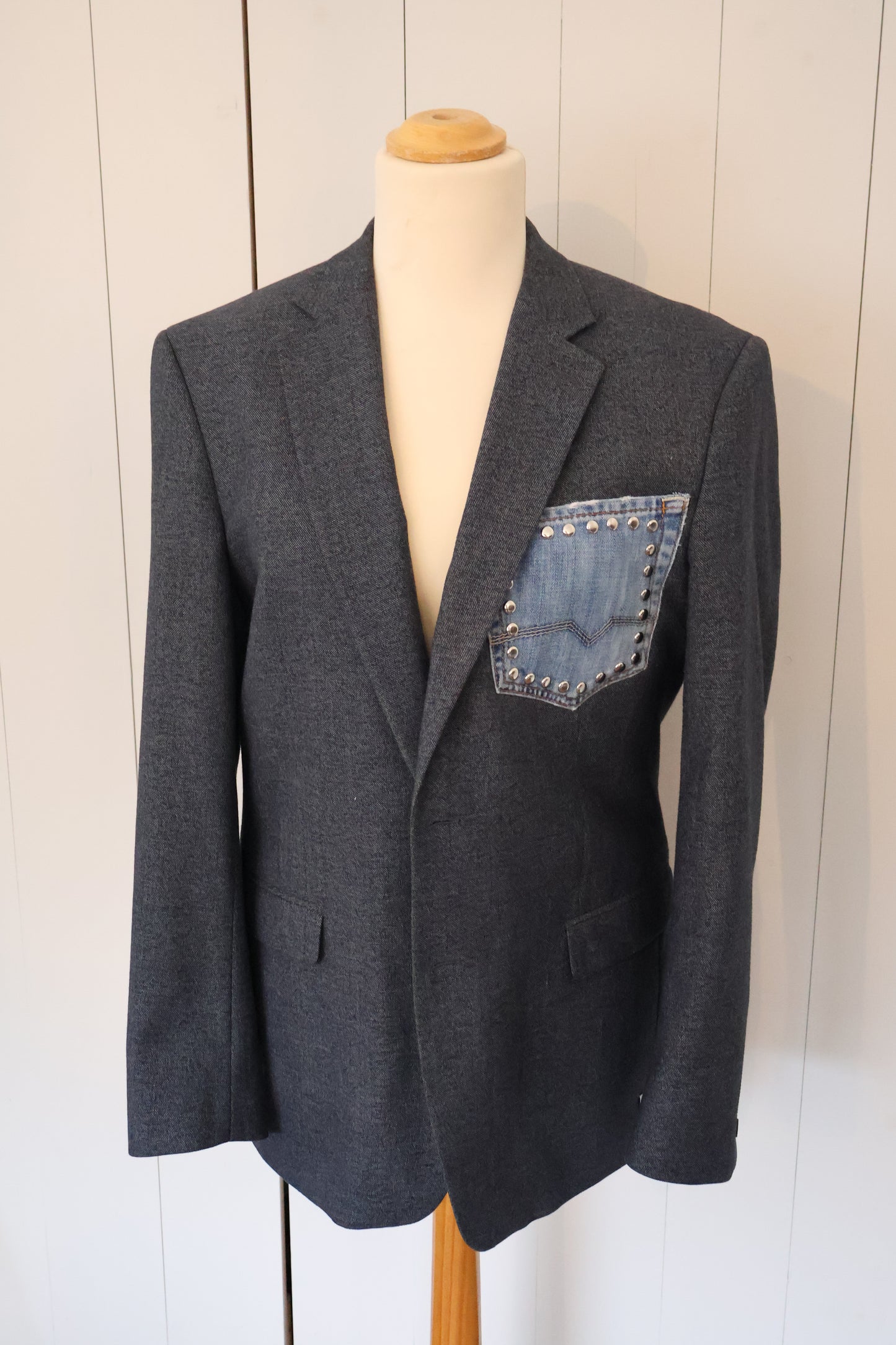 No.353 - Denim blazer [XL]