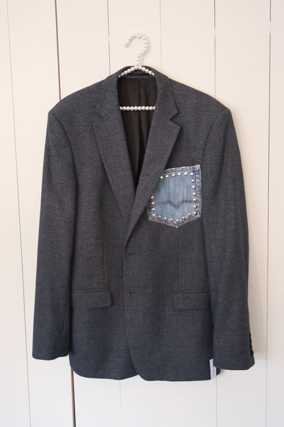 No.353 - Denim blazer [XL]
