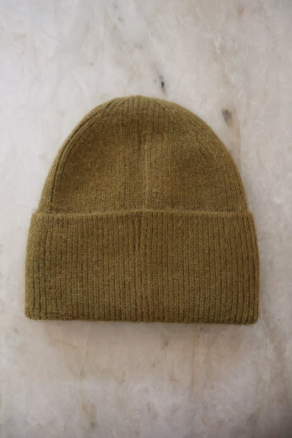 Beanie - olijfgroen