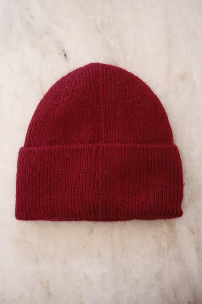 Beanie - burgundy