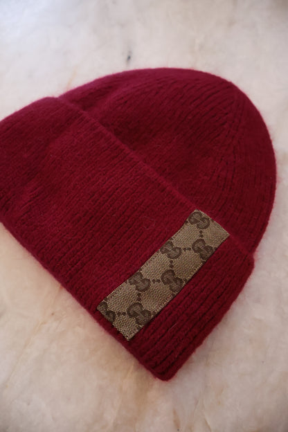 Beanie - burgundy